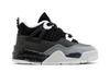 Adidași pentru copii Nike Jordan 4 Retro Fear (2024) (TD) Negru/Alb/Antracit/Negru/Pure Platină