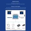 Aimoxun 200smart PLC Touchscreen HMI with 4G Cloud Gateway