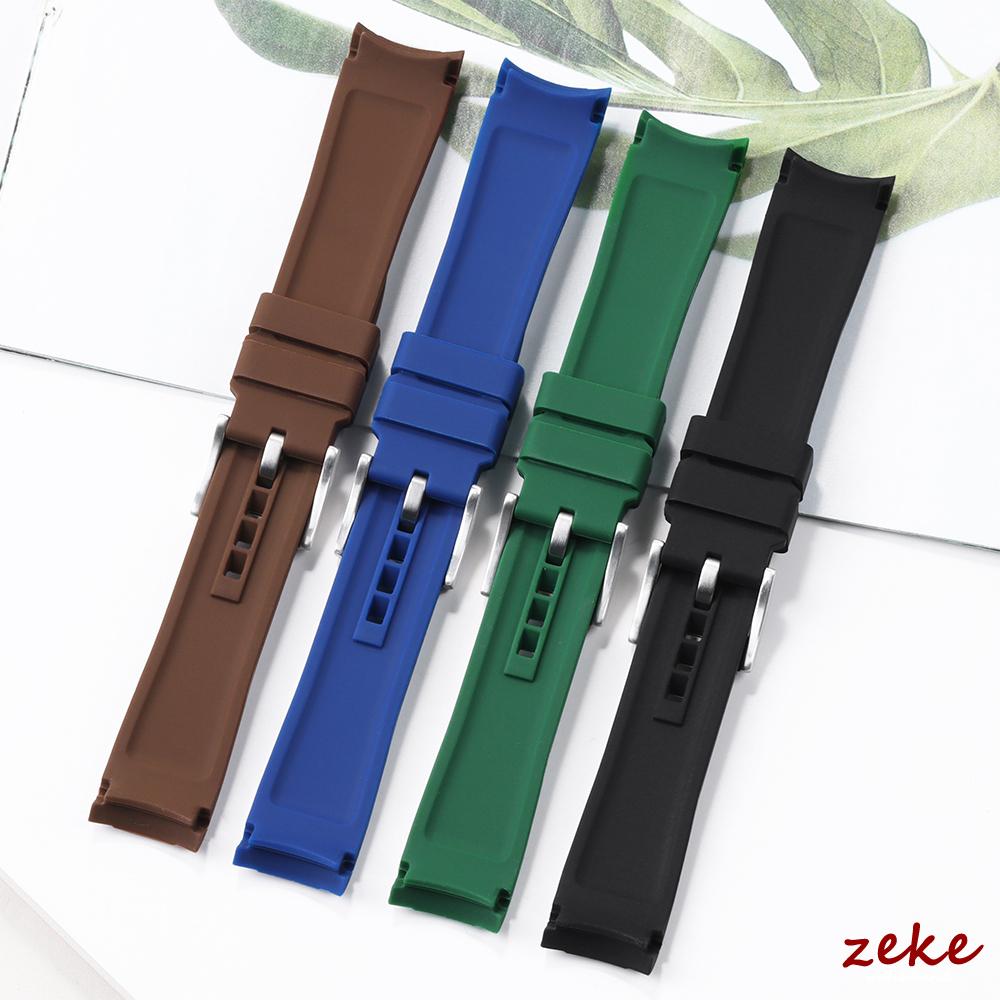 20mm Watch Band for Omega X Swatch Strap for Seamaster 300 for Citizen 22mm Men Women Rubber Silicone Curved End Wrist Bracelet