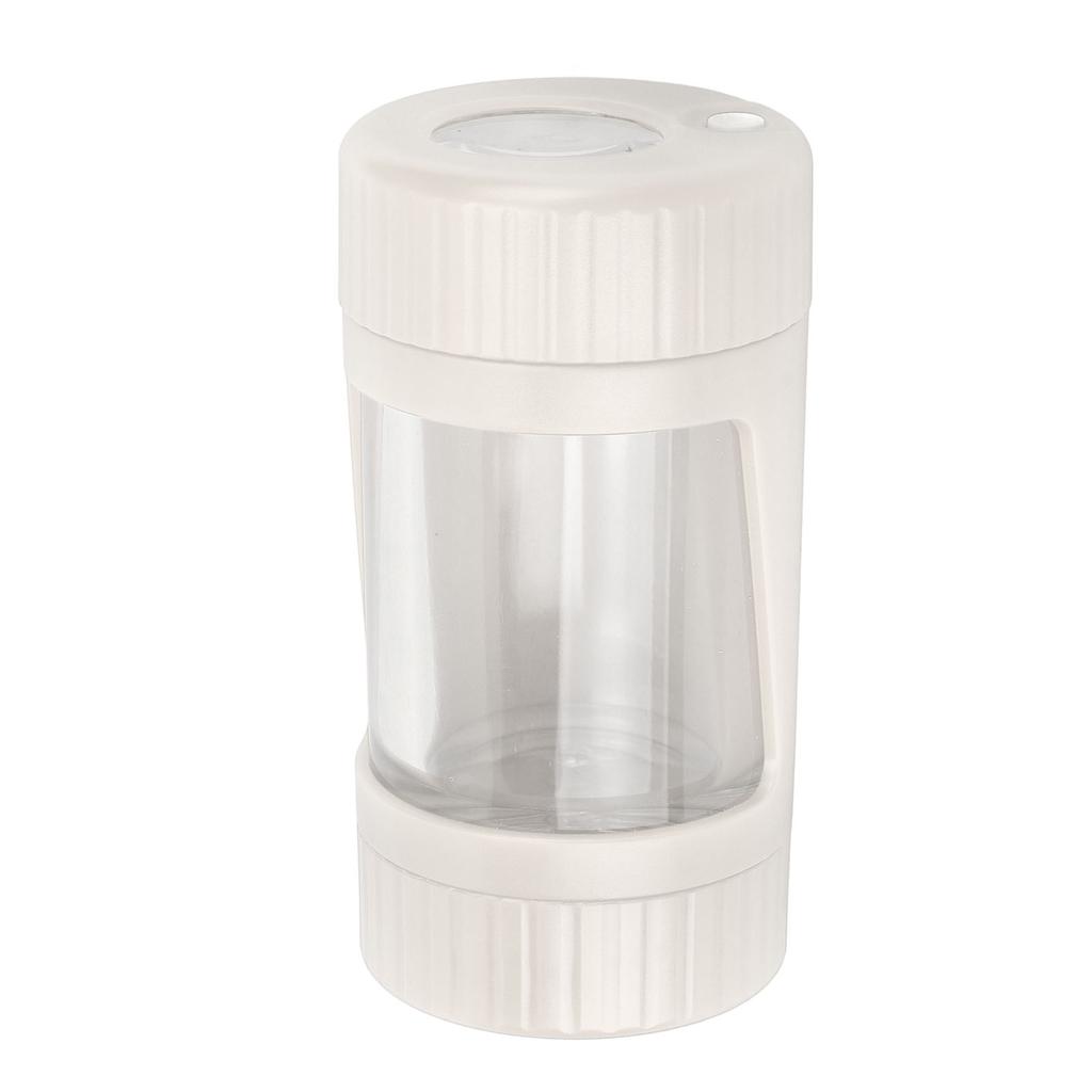 Smell Proof Container Detachable Smell Proof Transparent Magnifying Glass Light Function Stash Container for Spice