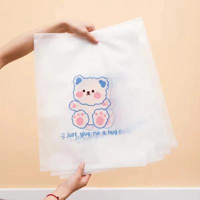 30Pcs 1 Pack Car Bin Bag Cleaning-Bags Can Pasted Portable Transparent-Bag Home Kitchen Office Disposable Bags Cartoon Pattern