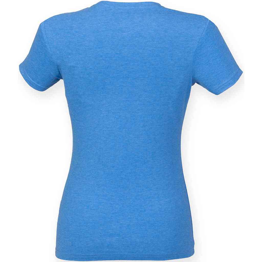 Skinni Fit Womens/Ladies Feel Good Heather T-Shirt