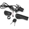 36V Electric Bike Bicycle Ebike Handlebar Twist Grip Throttle with LCD Display and Key Lock