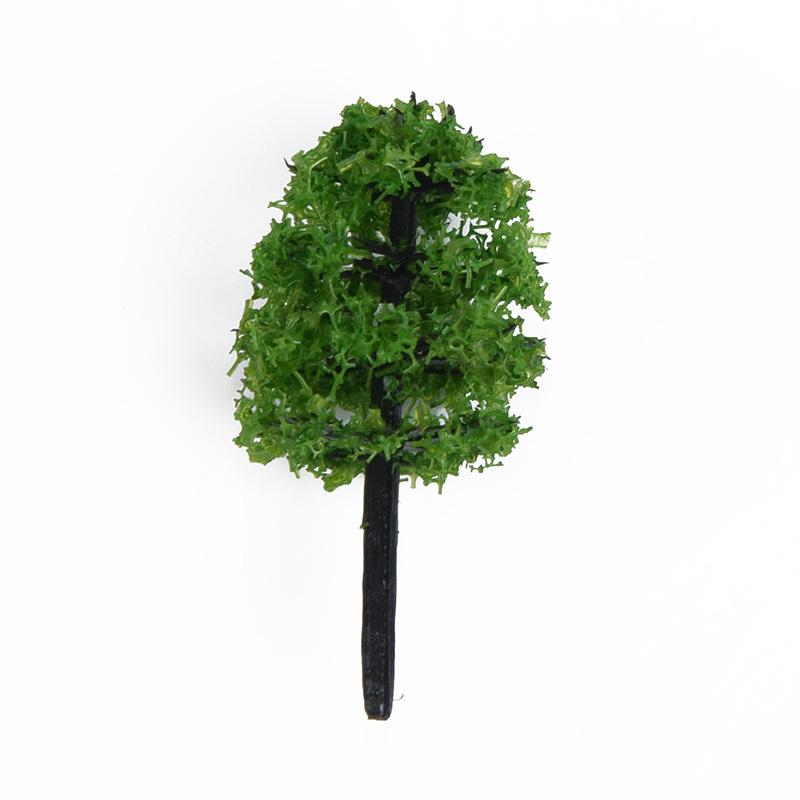 40 Pcs 1:100 Scale Model Trees 3.5cm Railroad Landscape Scenery Model Trees To Decorate Building Model Park Roadway DIY Access