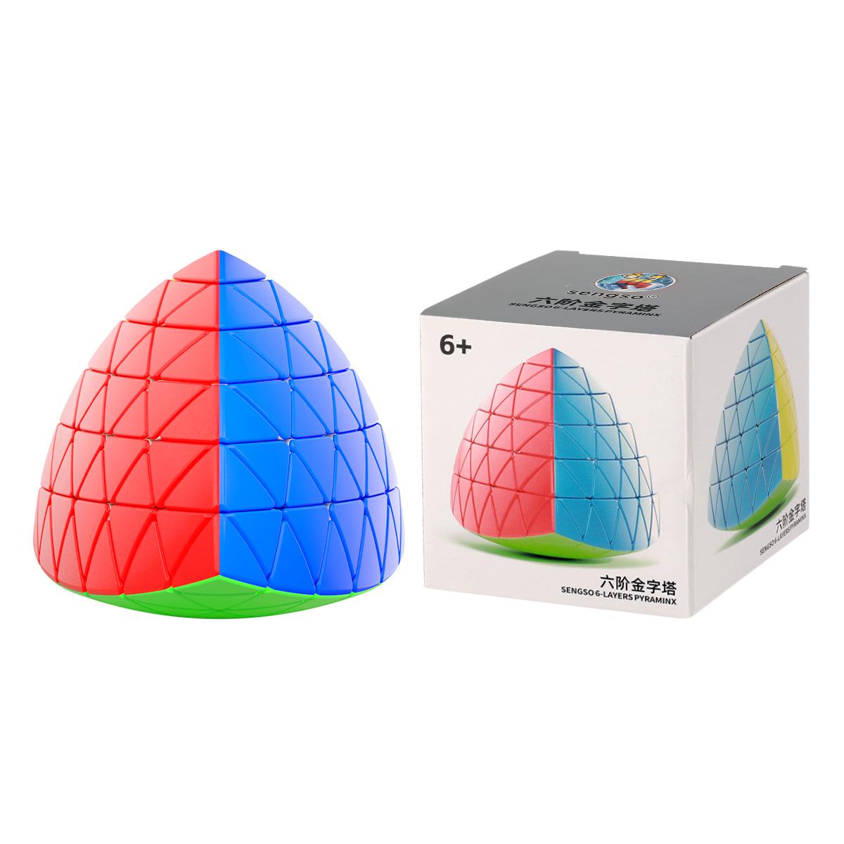 6-Layers Pyraminx Cube Professional Puzzle Toys Speed Cube Children Gift Cubo Magico Puzzle