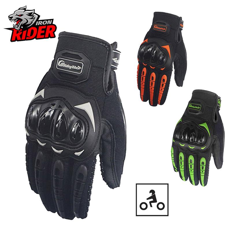Motorcycle Gloves Anti Fall Anti-collision Off-road Riding Gloves Summer New Breathable Touch Screen Full Finger Gloves M-2XL