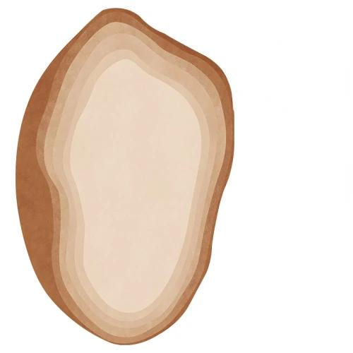 Light Luxury Living Room Decoration Plush Carpet Simplicity Irregular Rugs for Bedroom Oval Lounge Rug Large Area Soft Floor Mat