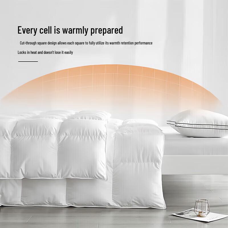 Source Life White Duck Feather Down Winter Quilt