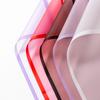 4pcs/Pack Flower Wrapping Paper Colour Border Rose Korean Style Half Transparent Gift Packing Florist Bouquet Wrapping Material
