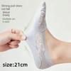 Breathable Fabric Invisible Socks Lace Design Non-Slip Socks Transparent Low Cut Socks  Summer Wear