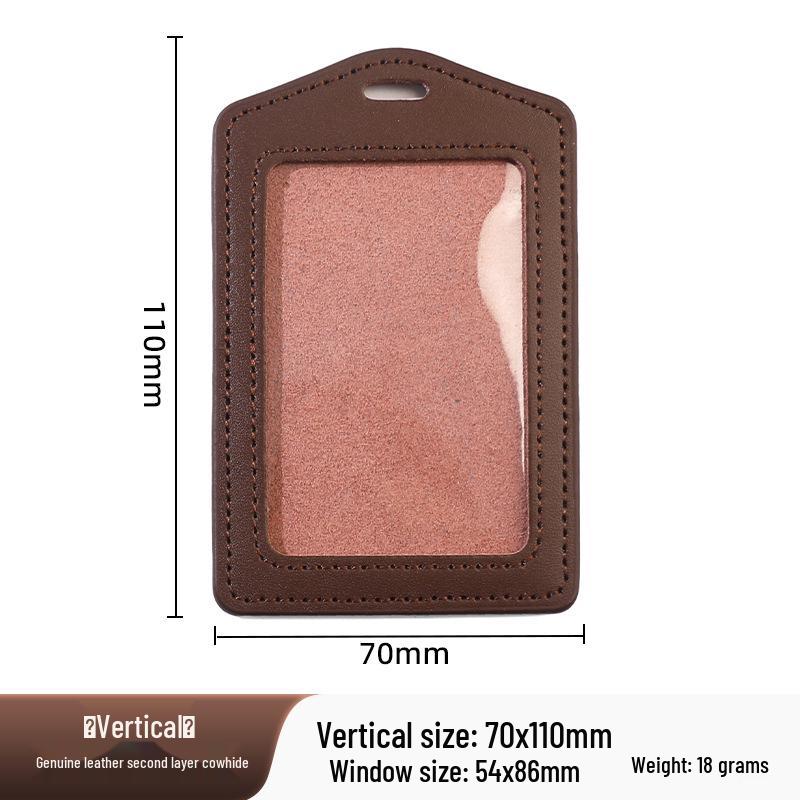 Genuine Leather Card Holder for ID & Documents