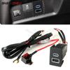 23mm×36.5mm Car PD QC3.0 USB Charger Socket Dual Charger Outlet Power Adapter Fit for New Honda Accord Civic City Accessories