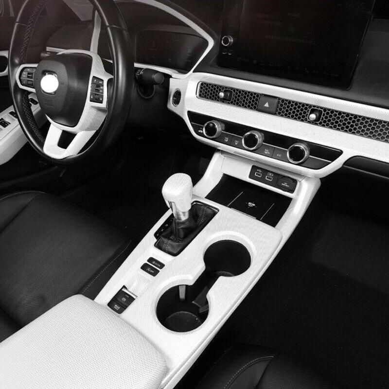 For Honda Civic 22-24 Acura Integra White Lines Steering Wheel Strip Cover Trim