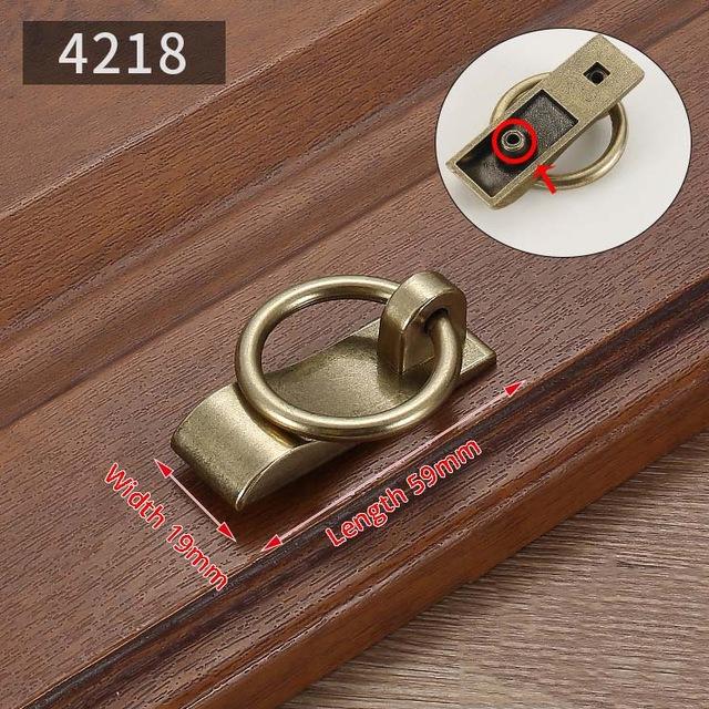 Vintage Antique Bronze Cabinet Handles Chinese Style Furniture Handle Drawer Knobs Wardrobe Door Pulls Furniture Hardware