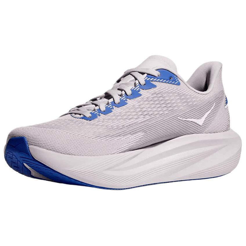 HOKA One One MACH 7 Cushioning Slip Resistant Abrasion Resistant Breathable Lightweight Running Shoes Unisex Gray Blue 1171905-AYCB