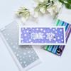 Stars Background Cutting Dies Metal Die Cuts Embossing Templates Molds Cuts Stencils for Scrapbooking Album Decoration