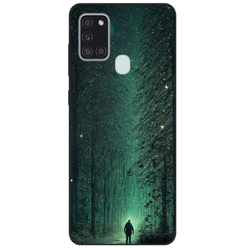 For Samsung A21s SM-A217F/DSN Back Cover tpu Soft Silicone Phone Case For Samsung Galaxy A21s Case Mobile Phone black coque new