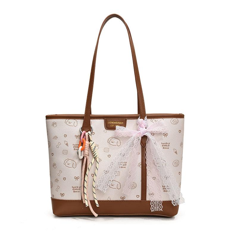 

Сумка-тоут для ношения в руке Женская новая повседневная вместительная сумка на плечо для поездок на работу