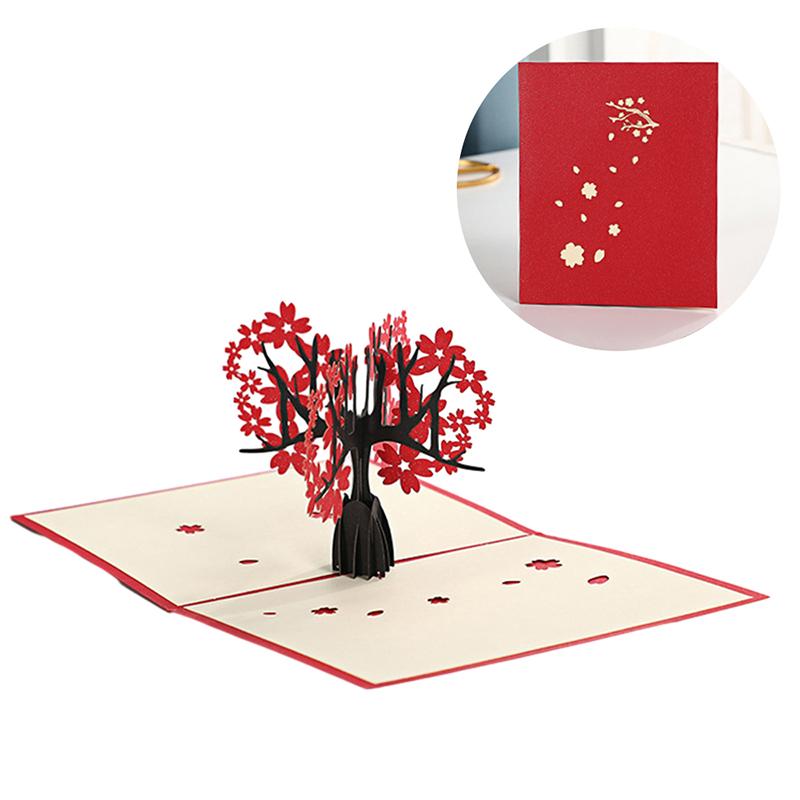 

Стереоскопические розы 3D Pop Up Love Поздравительная открытка Конверт День Святого Валентина День рождения Юбилей Поздравительная открытка Пары Почтовая открытка