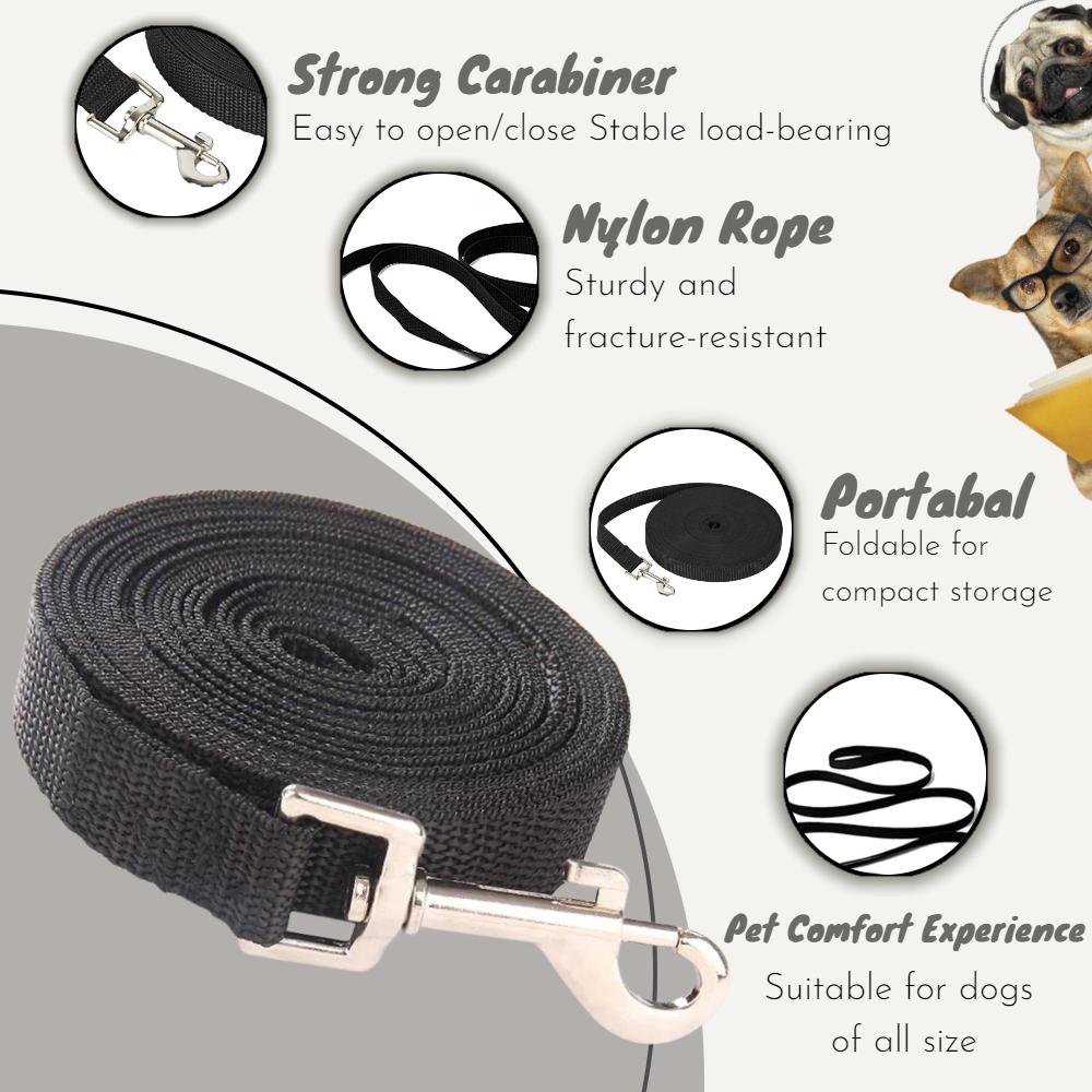 Nylon Dog Leash For Small Medium Large Dogs Cats Long Collar Lead Rope Puppy Outdoor Walk Strong Traction Rope Labrador Supplies
