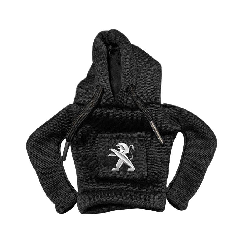 2026 Hot Car Sticker Fashion Car Decor Dust Proof Car Shift Knob Hoodie Handle Cover For Peugeot 208 E-208 2008 3008-GT 308 508