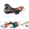 1 Pair Hella Super Loud Compact Electric Blast Tone Air Horn 12V 115DB With Wiring Harness Relay Kit For Motorcycle Car