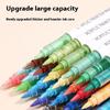 9 Color Acrylic Paint Pen with Brush Tip Liquid Acrylic Paint Marker Pen for Journaling Painting Coloring Card Making