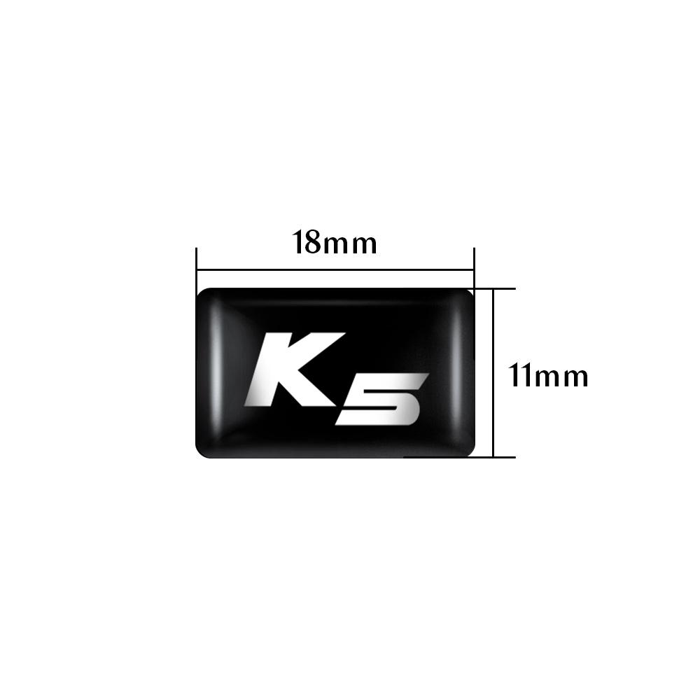 10/20/50Pcs Car Epoxy Resin Logo Interior Stickers Accessories For KIA Picanto Carnival Sportage 3 KX1 RIO K3 K6 Sorento Optima CP6