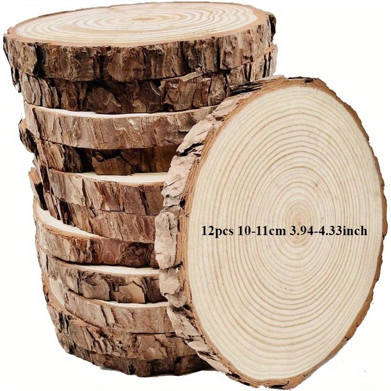 12/17/20/22/25pcs Round Wood Slices Sets for Weddings Family Party Natural Wood Slices for Christmas Various Seasons Festivals