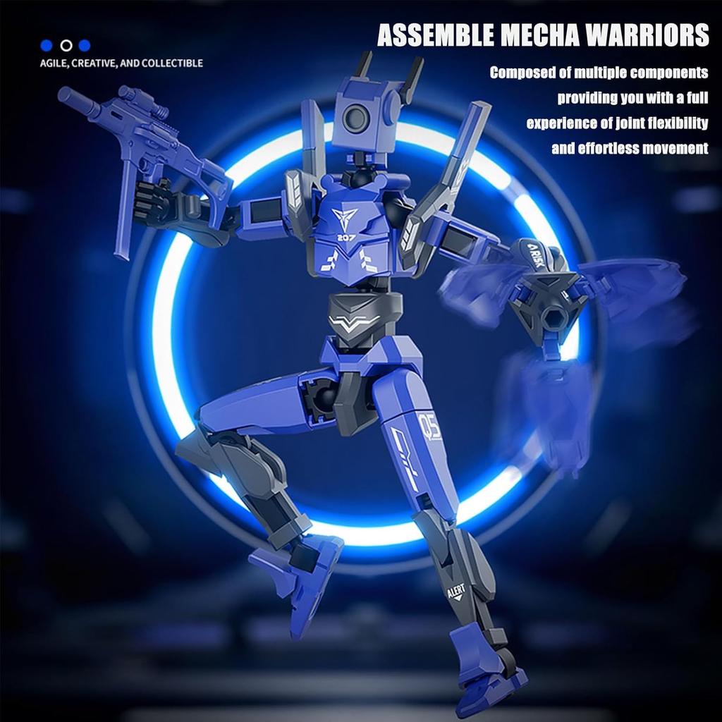 T13 Action Figures, Assembly Completed Action Figure, 5.2 Inch Robo 13 3D Printed Action Figure - The Ultimate Hero for Action-Packed Playtime
