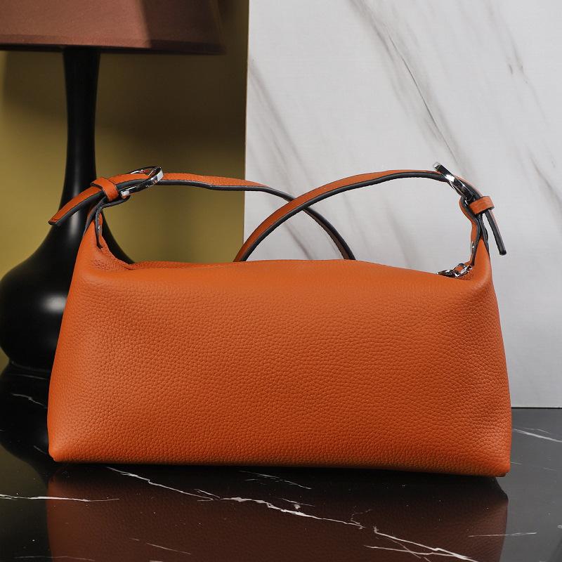Top Layer Cowhide Underarm Bag Shoulder Bag Commuter All Fashion Genuine Leather Crossbody Bag General Purpose Tote Bag for Women