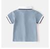 2025 Kids' Polo Shirt: Boys' Trendy Korean-Style Embroidered Short-Sleeve T-Shirt