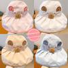 Cartoon Kapibala UV Protection Hat Cute Design Large Brim Hat Lightweight Baby Sun Hat  Outdoor