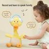 Duck Plush Toy: Educational Talking, Singing & Soothe Doll for Babies with Twisting Neck & Patting Wings