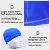 1Pcs Ultra-Thin Free Size Unisex Polyester Cloth Swimming Cap Protecting Ears Long Hair Water Sports Swimming Cap