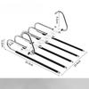 5-Layer S-Type Pants Hanger, Space-Saving, Non-Slip Multi-Functional Clothing Organizer, Suitable For Scarf Jeans Towel