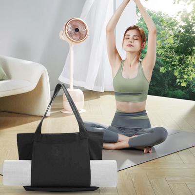 Yousheng Yoga Pilates Mat Bag Multifunctional Large Capacity Canvas Handbag Portable Outdoor Exercise Equipment Yoga Pad Shoulder Bag Carrier Pouch