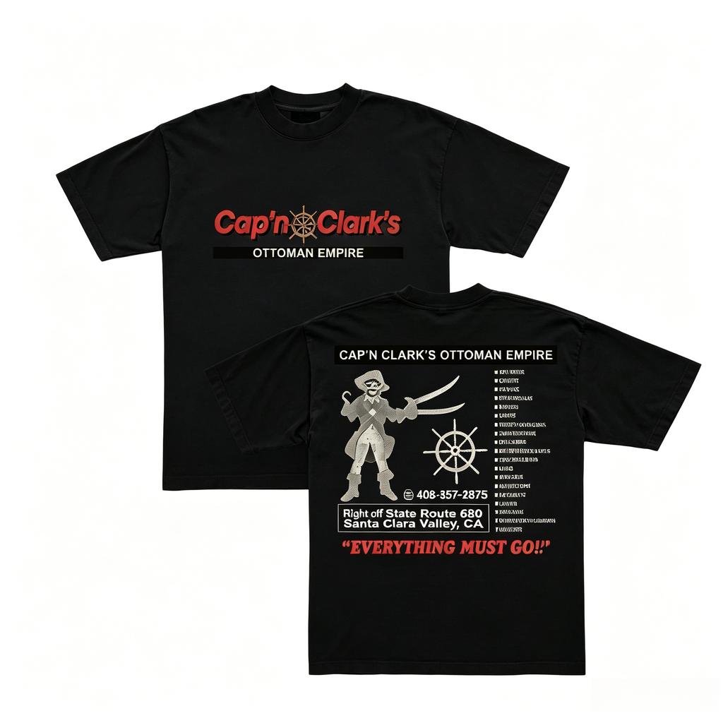 2026 Film Backrooms Capn Clarks Grafické tričko Bavlna Prodyšné Unisex Unisex Tričko Y2k Pohodlné Ležérní Streetwear Top