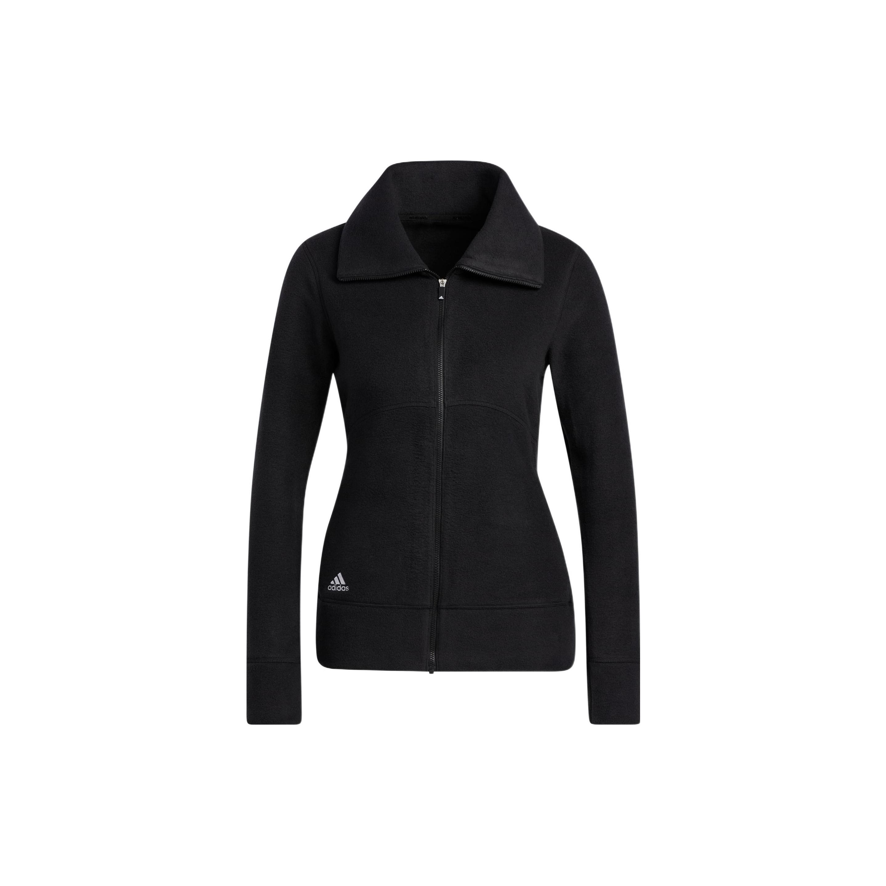 

Куртка на молнии с принтом логотипа Adidas, женская куртка черного цвета HG6990 S