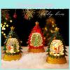 Christmas Waterilluminated Candle Night Light With Creative Wind Lamp For Christmas Celebration