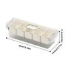 Condiment Containers Multifunctional Seasoning Containers 5 Compartments Reusable Kitchen Supplies Snack Organizer For Daily Use