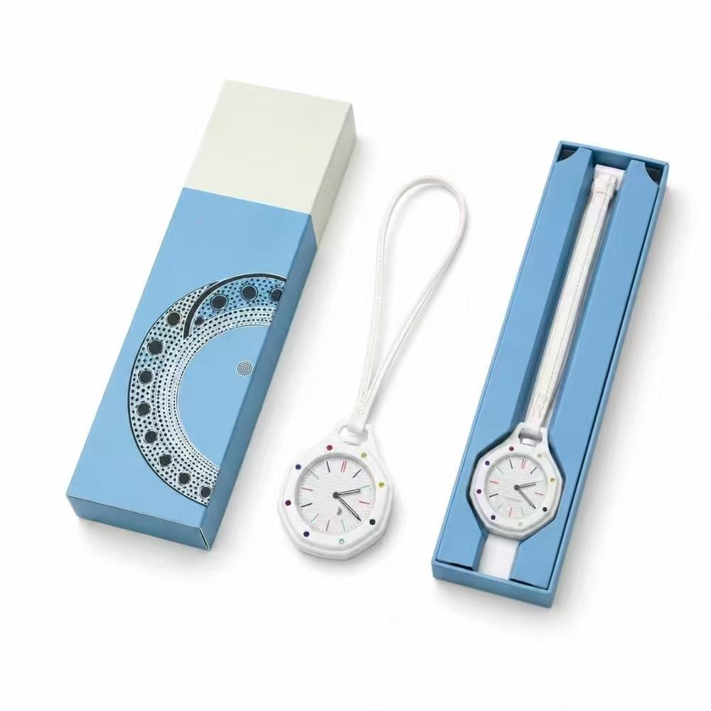 Quartz Pocket Watch Octagonal Lanyard Pendant