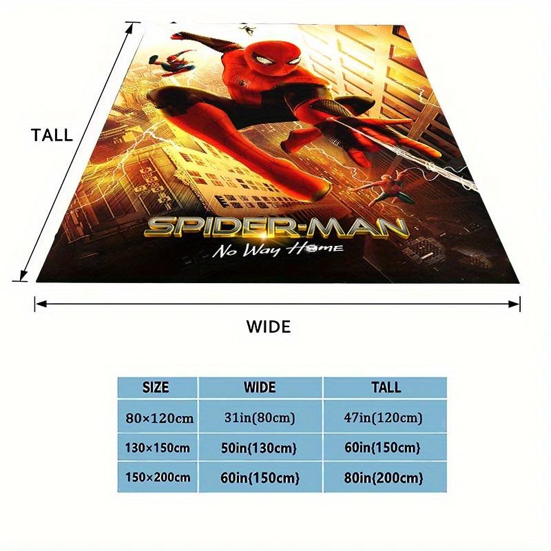 1pc Spider-Man Printing Blanket - Soft, All-Season Throw for Living Room, Bedroom,Personalized Gift with Adorable Cartoon Design