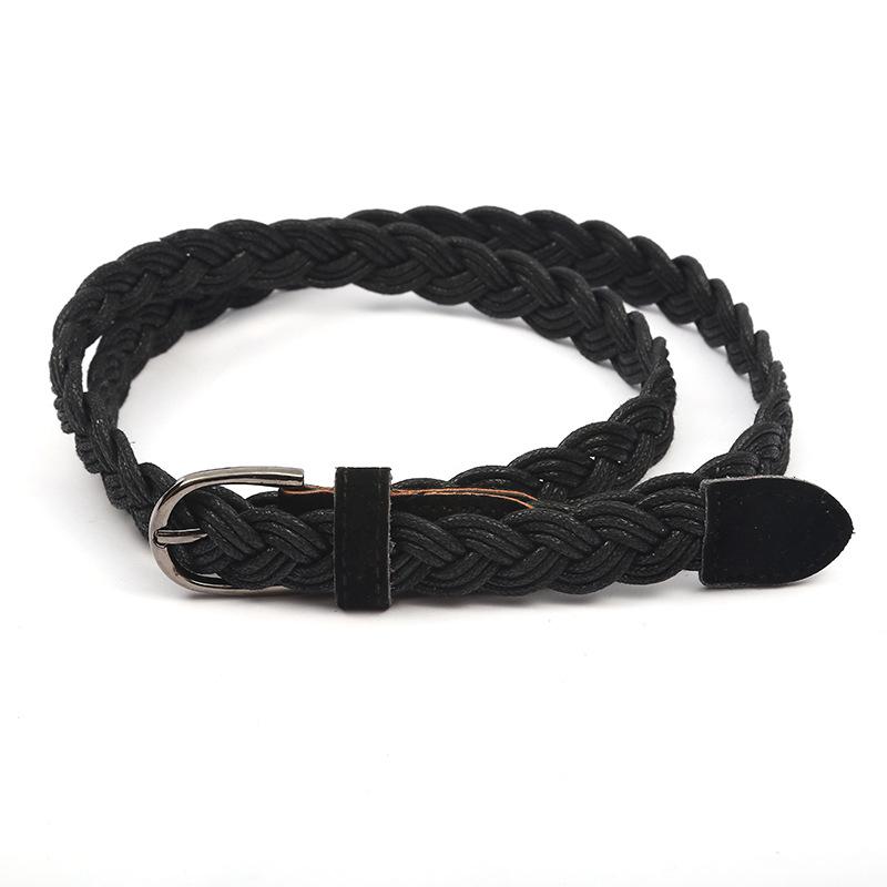 New Braided Women's Decorative Belt, Fine Casual Braided Belt, Skirt Decorative Belt