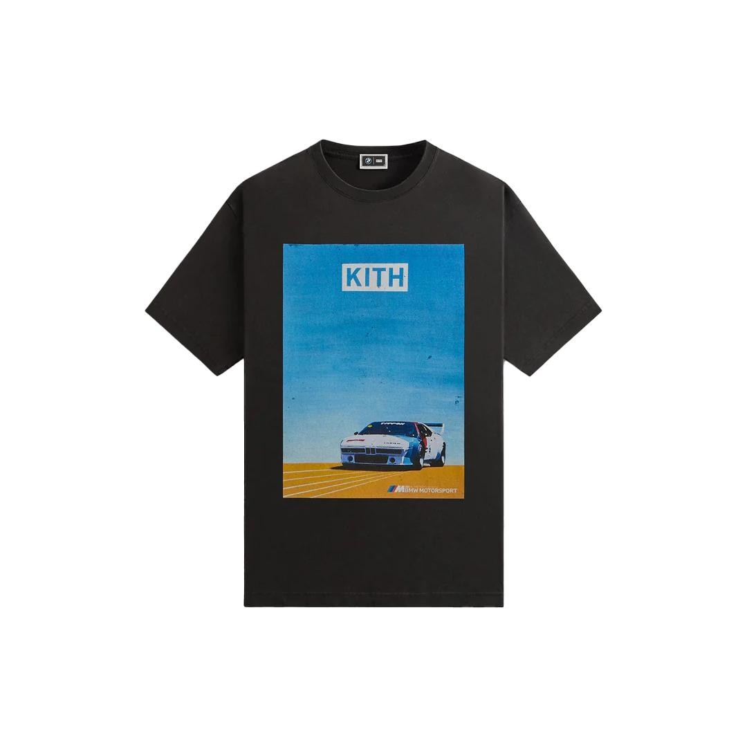 

Kith X BMW Ретро Винтажная Футболка Черная Мужские Топы KHM033023-001 XL