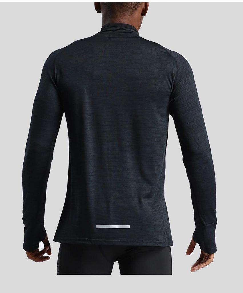 Men's Quick-Dry Long-Sleeve Compression Shirt for Running and Basketball