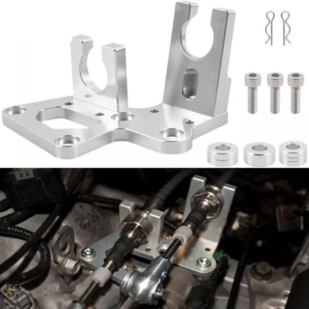 Aluminum Transmission Bracket for RSX?S K20 K24 Car Transmission Shifter Cable Bracket Replacement Bracket
