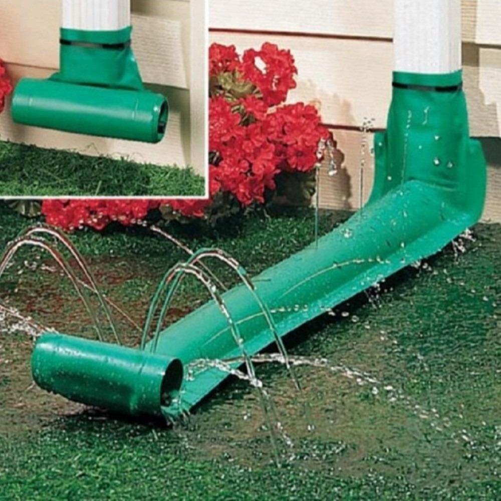 Flexibler PVC-Fallrohr-Rinnenerweiterung Spritzschutz Verhindert Erosion Regenwasserableiter Leitet Wasser ab UV-stabilisiert