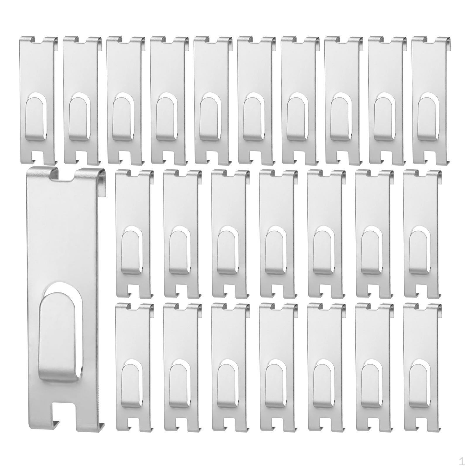 

Набор настенных крючков для подвешивания решетчатых панелей - упаковка 25 шт.