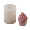 Great Ice Cream Cone Silicone Molds Cupcake Soap Moulds Pretty Ice Cream Pattern Suitable for Various Festivals